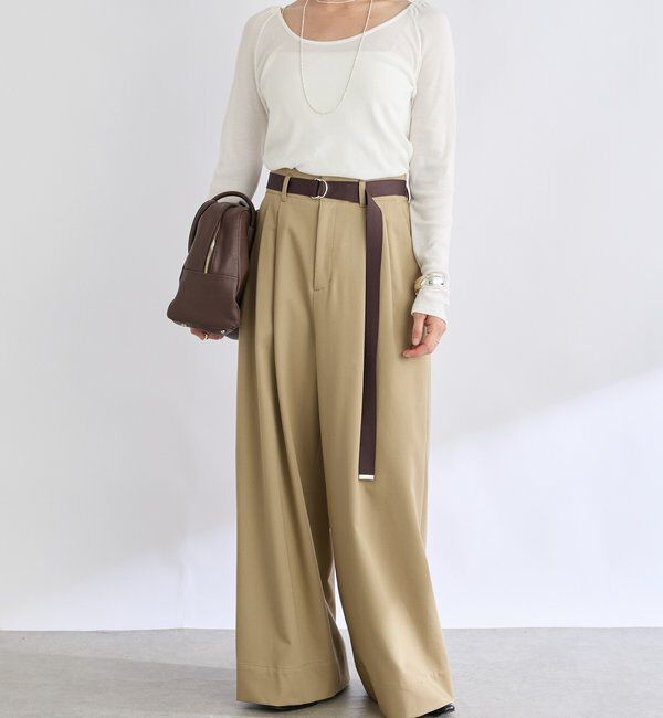  「【リバイバル/新色追加】バレリーナネックカットソー」|Tシャツ・カットソー|