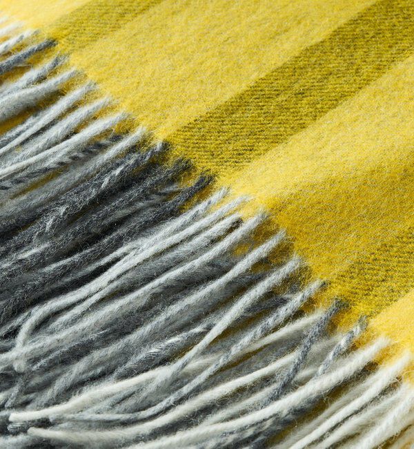  「【秋冬の差し色に】ウールカラーチェックストール」|ストール|