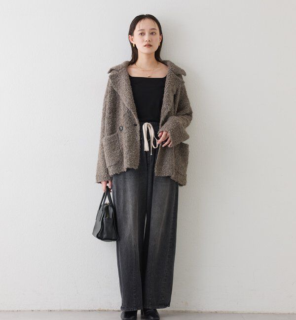  「【インフルエンサーYossshiiii企画】ボアライクコーディガン」|カーディガン|