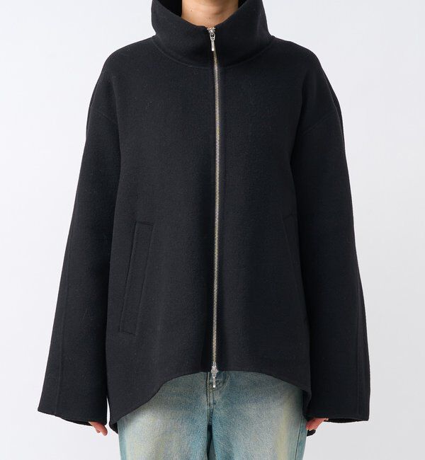  「【ハンサムな着こなしに】スタンドZIPリバーコート」|その他|