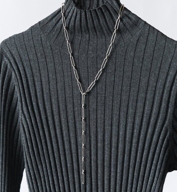  「【R.good（アールドットグッド）】オーバルチェーンネックレス」|ブローチ・コサージュ|