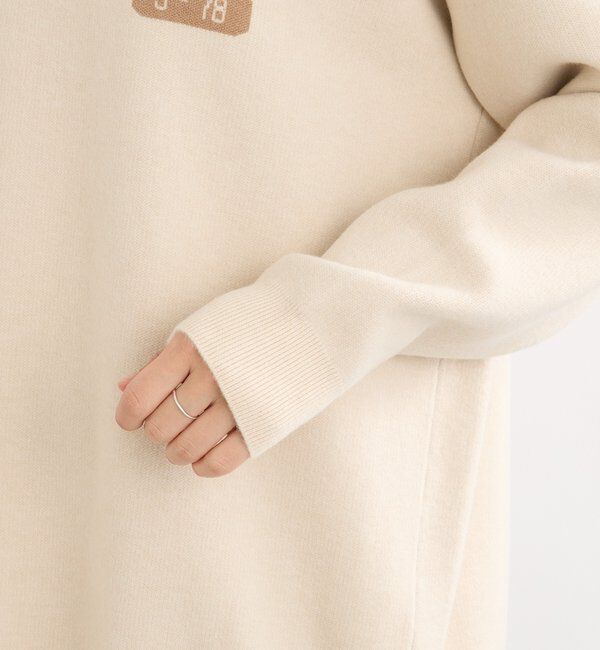  「【バックロゴが目を惹く】アスレチックロゴニット」|ニット・セーター|