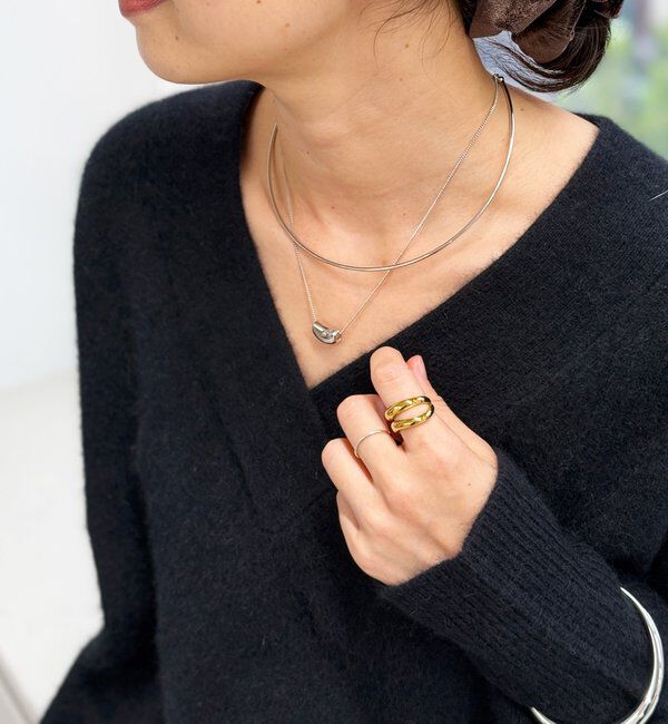  「【着けるだけできまる】レイヤードチョーカー」|ブローチ・コサージュ|