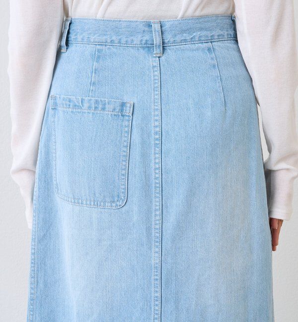  「【MONN.:.(モン)】ラップデニムスカート」|スカート|