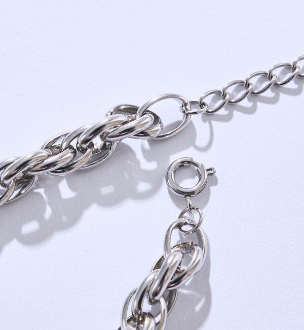  「【R.good（アールドットグッド）】編み込みチェーンネックレス」|ブローチ・コサージュ|