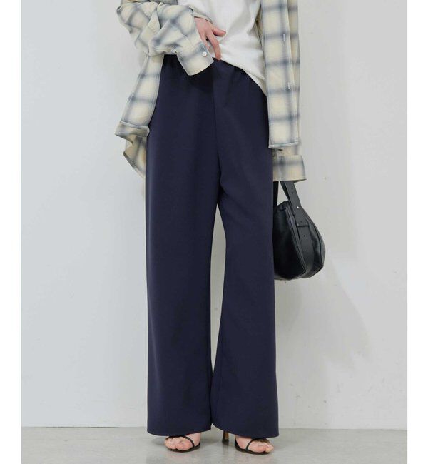 「【CHIKAコラボ】【美脚パンツ】ワイドドロストパンツ」|その他|