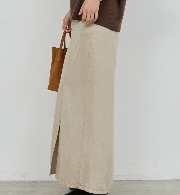  「【セットアップ対応】リヨセルスリットスカート」|スカート|