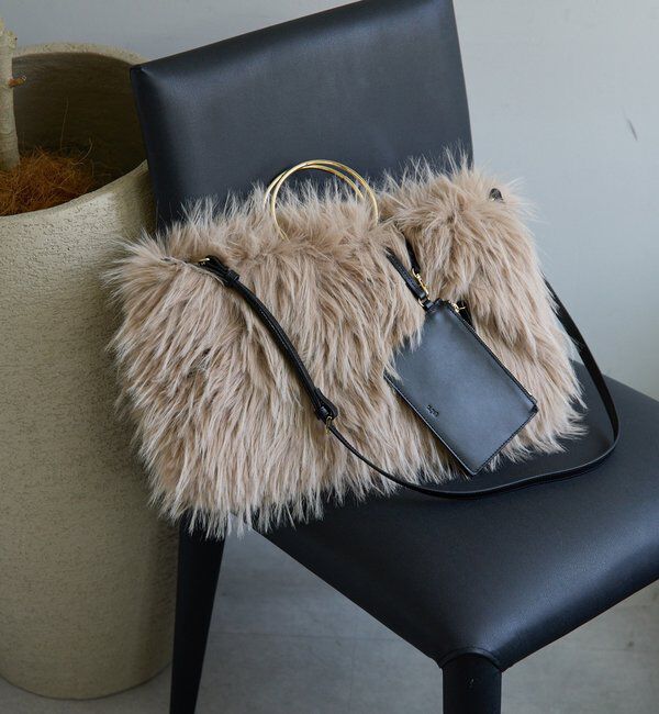  「【2.718】シャギーリングハンドルバッグ」|トートバッグ|