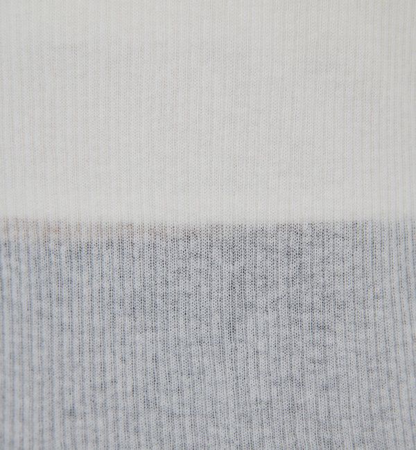  「【HERITANOVUM】 クルーリブニット」|ニット・セーター|