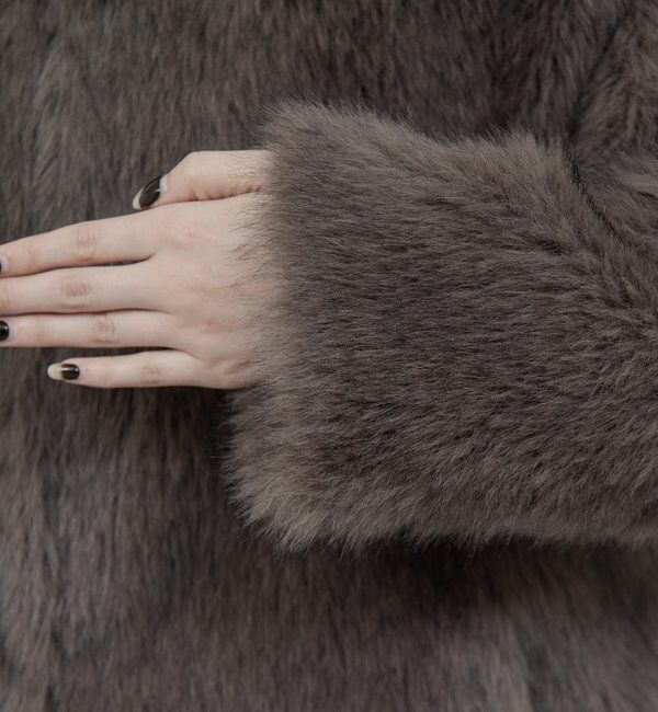  「エコファーフーディーブルゾン」|ブルゾン・スタジャン|