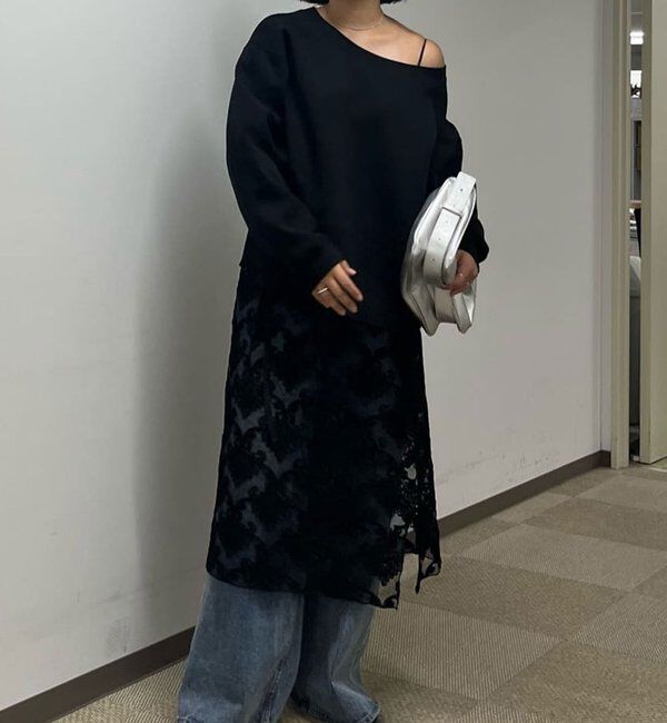  「【大人のスウェット】ボートネックスウェット」|Tシャツ・カットソー|