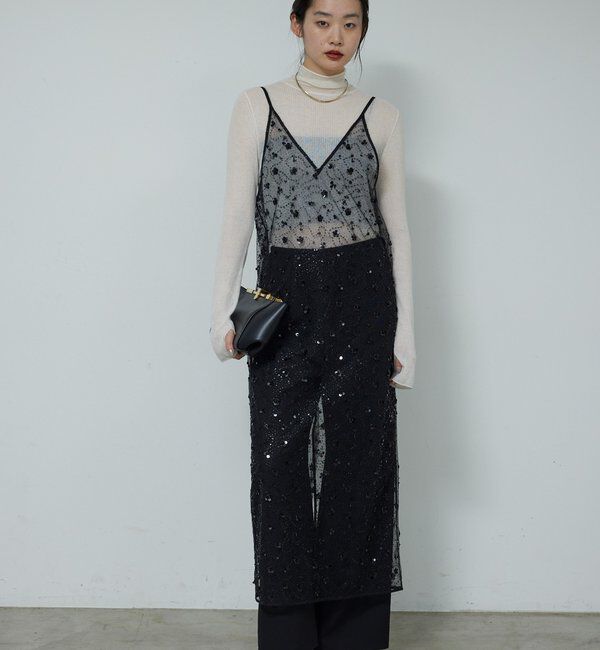  「【CHIHAYAコラボ】シアーリブタートル」|ニット・セーター|