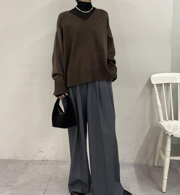  「【CHIHAYAコラボ】シアーリブタートル」|ニット・セーター|