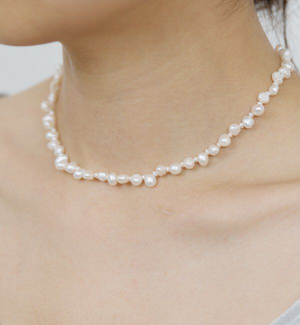  「【2.718】ランダムパールショートネックレス」|リング|