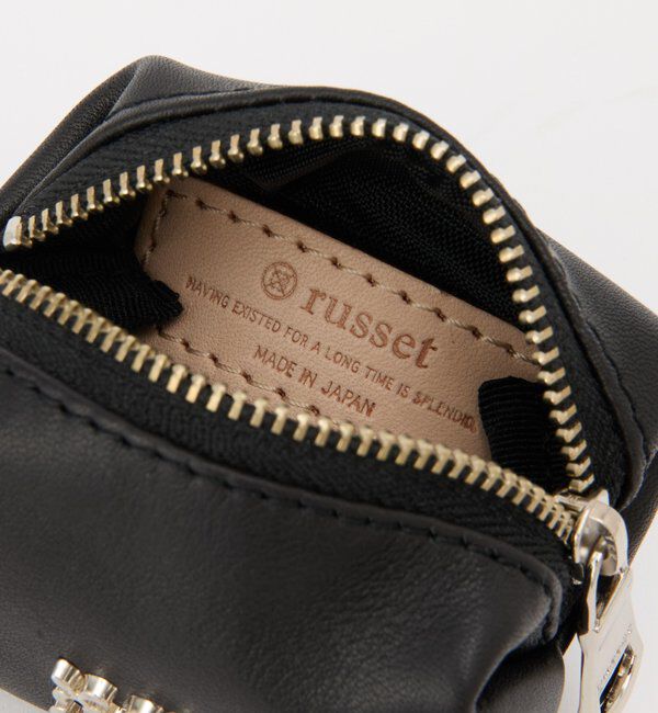  「カラビナ付き レザーミニポーチ型チャーム」|その他|