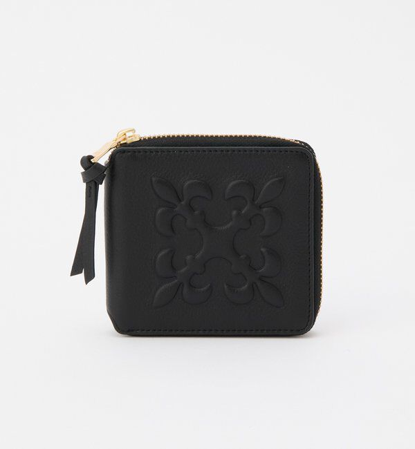  「エンボスモノグラムラウンドウォレット」|財布|