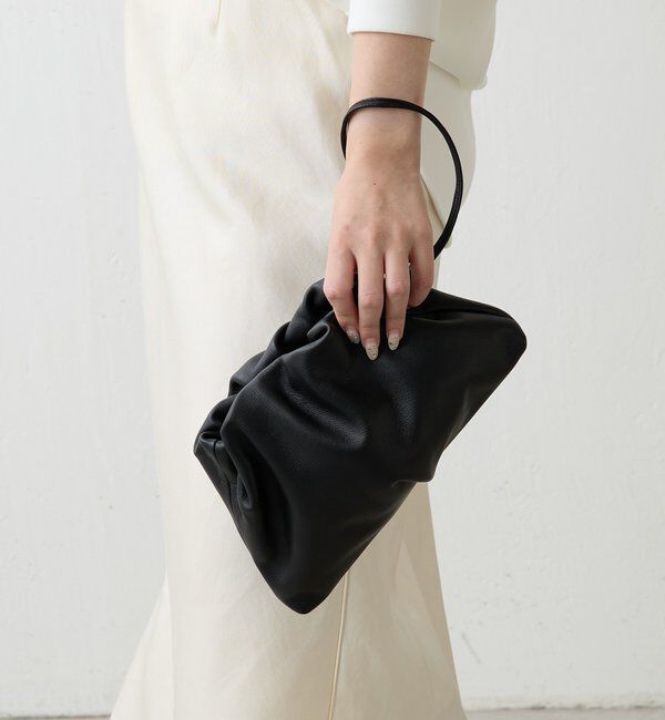  「レザー巾着4WAYミニショルダーバッグ」|ショルダー・メッセンジャー|