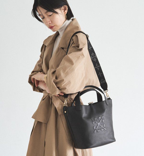  「《WEB限定》エンボスモノグラム2WAYミニトートバッグ」|トートバッグ|