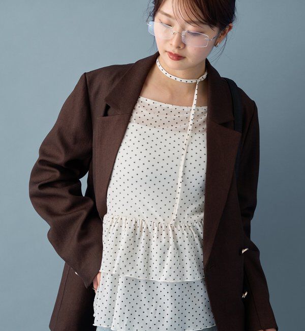  「金ボタンテーラードジャケット」|テーラードジャケット|