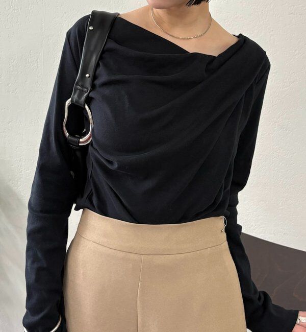  「オフショルロンT」|Tシャツ・カットソー|