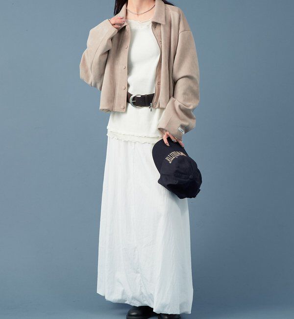  「フェイクスウェードショートブルゾン」|その他|