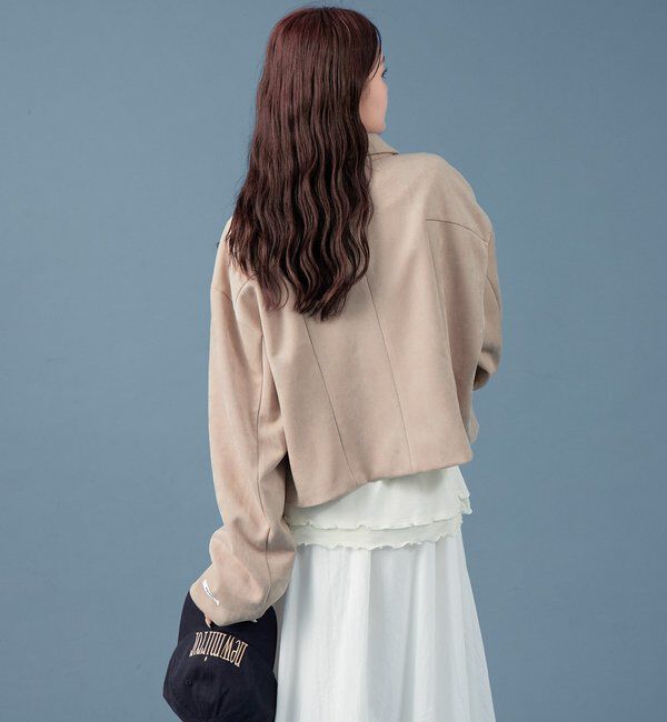  「フェイクスウェードショートブルゾン」|その他|