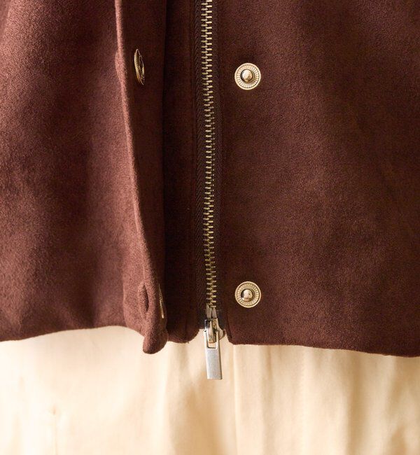  「フェイクスウェードショートブルゾン」|その他|