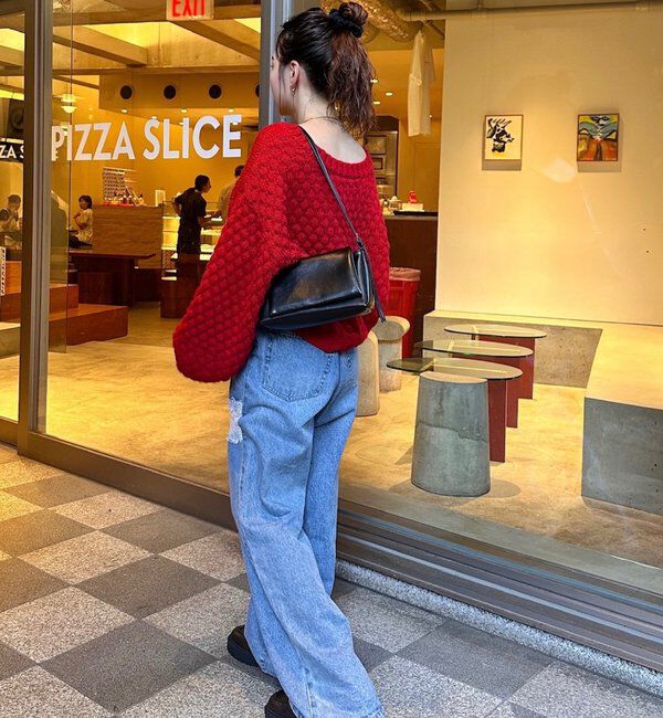  「ポコポコニットカーディガン」|カーディガン|