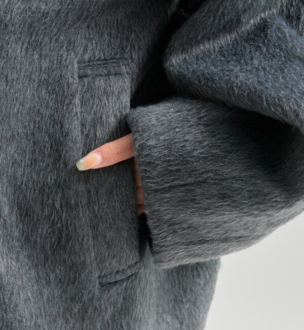  「ウール混 シャギーミドルコート」|その他|