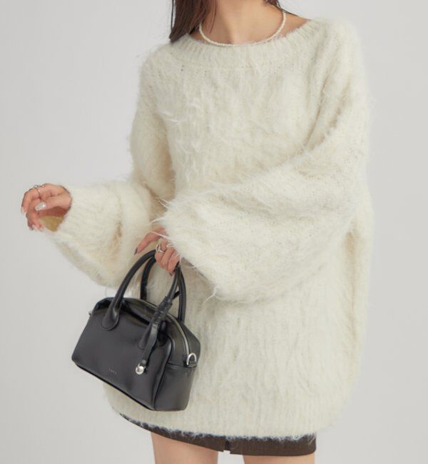  「ふわふわシャギーニット」|ニット・セーター|