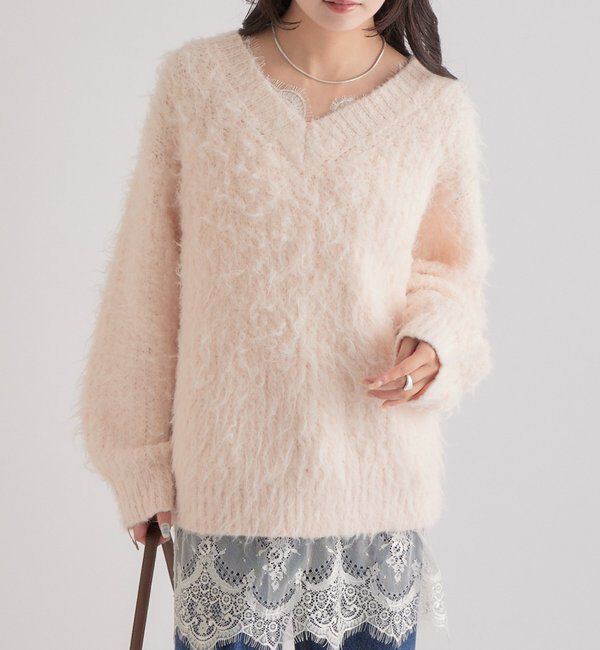  「ふわふわシャギーニット」|ニット・セーター|