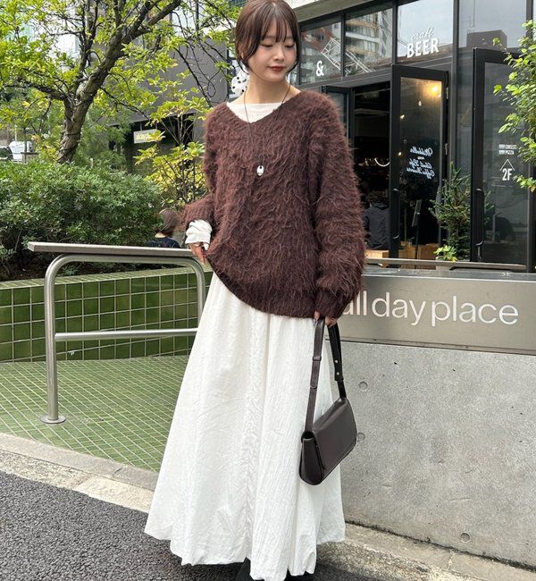  「ふわふわシャギーニット」|ニット・セーター|