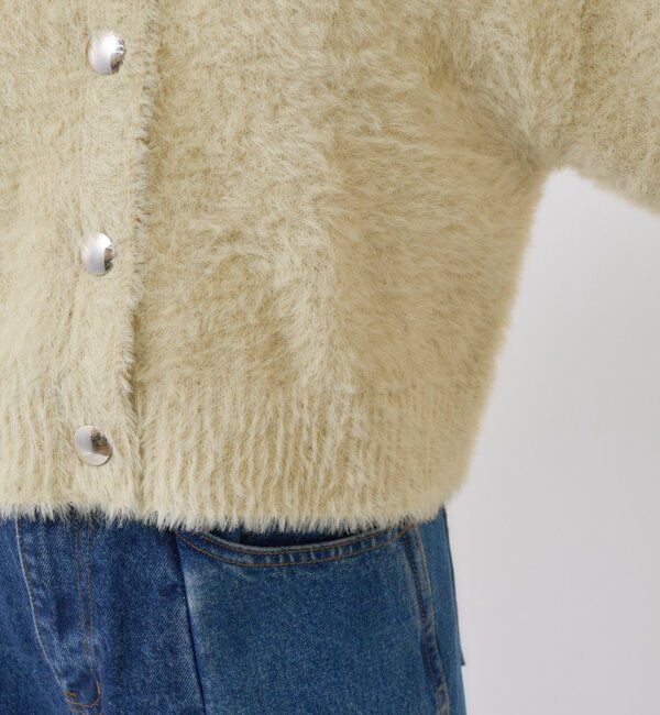  「ミンクライクジャケットカーディガン」|カーディガン|