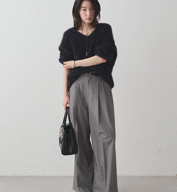  「FURカシミヤVニット」|ニット・セーター|