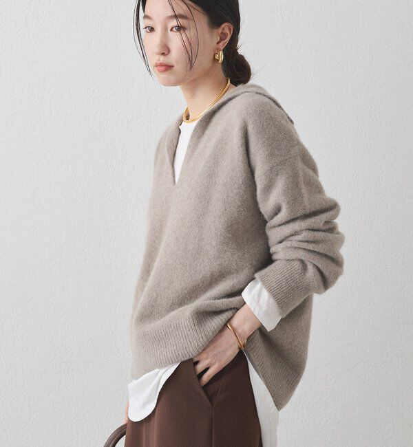  「FURウールスキッパーニット」|ニット・セーター|