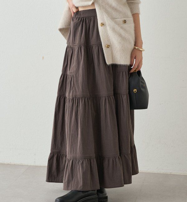  「ギャザーティアードスカート」|スカート|