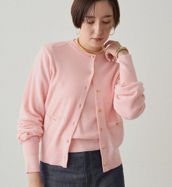  「ウールカシミヤニットカーデ」|ニット・セーター|