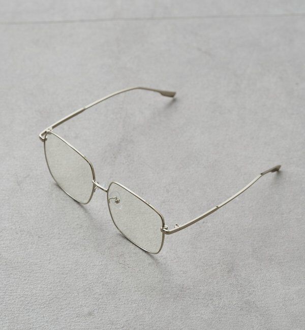  「【GALENA/ガレナ】Bigスクエアメタルフレームメガネ」|リング|