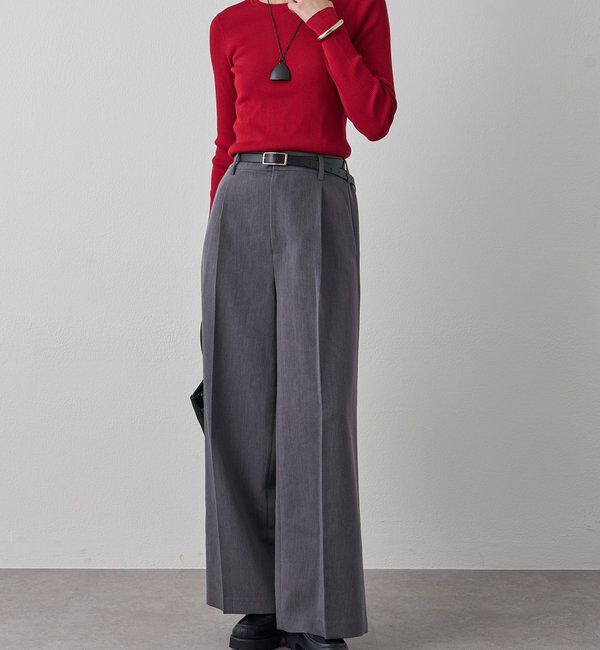  「BASICクルーニット」|ニット・セーター|