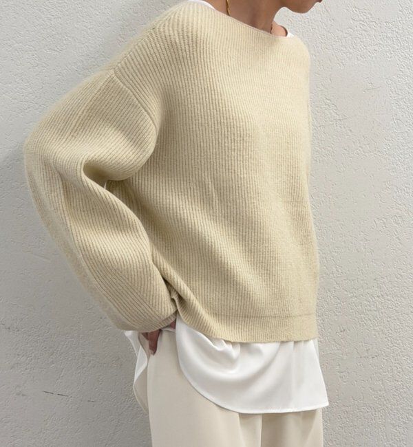  「オフショルニット」|ニット・セーター|