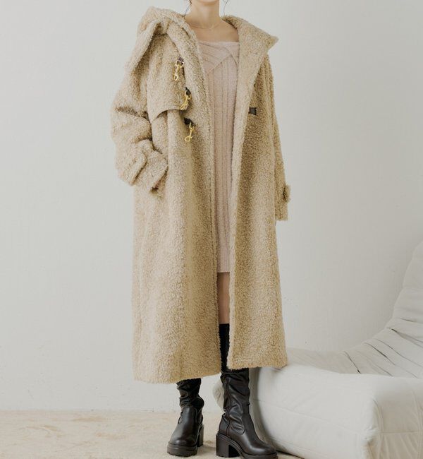  「【REVIVAL】厚底チャンキーストレッチロングブーツ」|ロングブーツ|