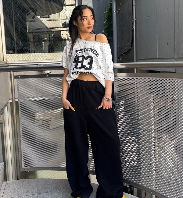  「【新色追加】エリオットオフショルTEE」|Tシャツ・カットソー|