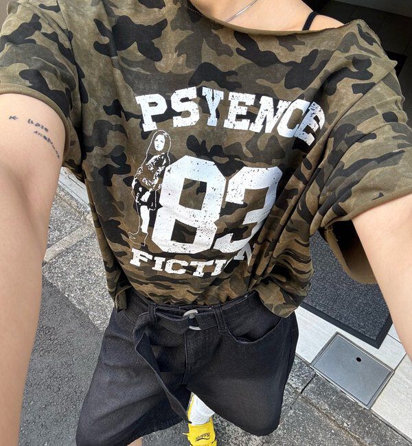  「【新色追加】エリオットオフショルTEE」|Tシャツ・カットソー|カーキ