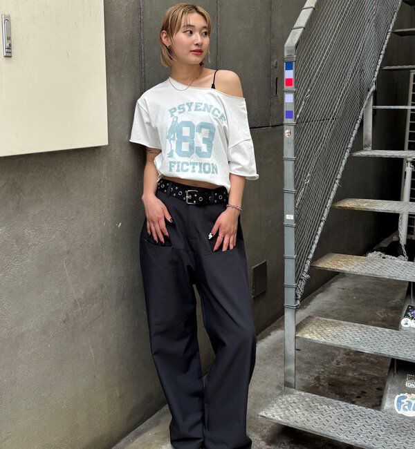  「【新色追加】エリオットオフショルTEE」|Tシャツ・カットソー|