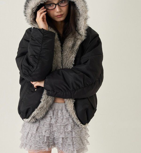  「【お気に入りNO.1】2WAY REVERSIBLE FUR BLOUSON 」|ブルゾン・スタジャン|