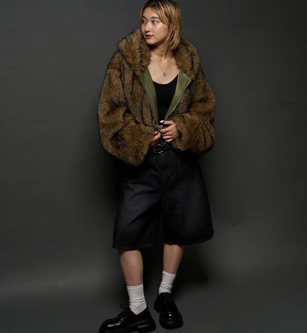  「【お気に入りNO.1】2WAY REVERSIBLE FUR BLOUSON 」|ブルゾン・スタジャン|