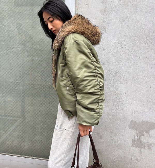  「【お気に入りNO.1】2WAY REVERSIBLE FUR BLOUSON 」|ブルゾン・スタジャン|