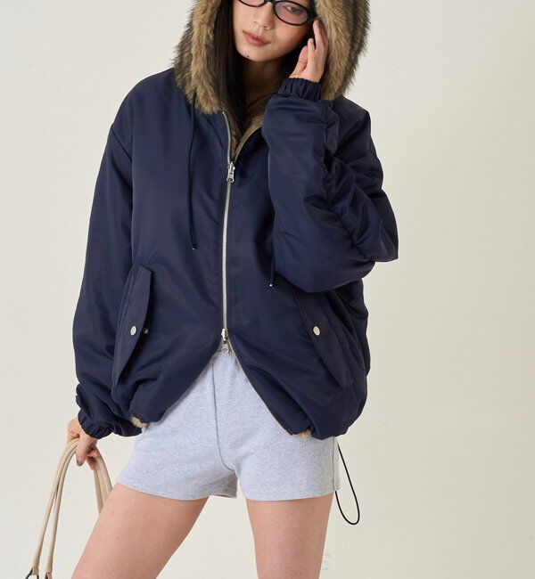  「【お気に入りNO.1】2WAY REVERSIBLE FUR BLOUSON 」|ブルゾン・スタジャン|