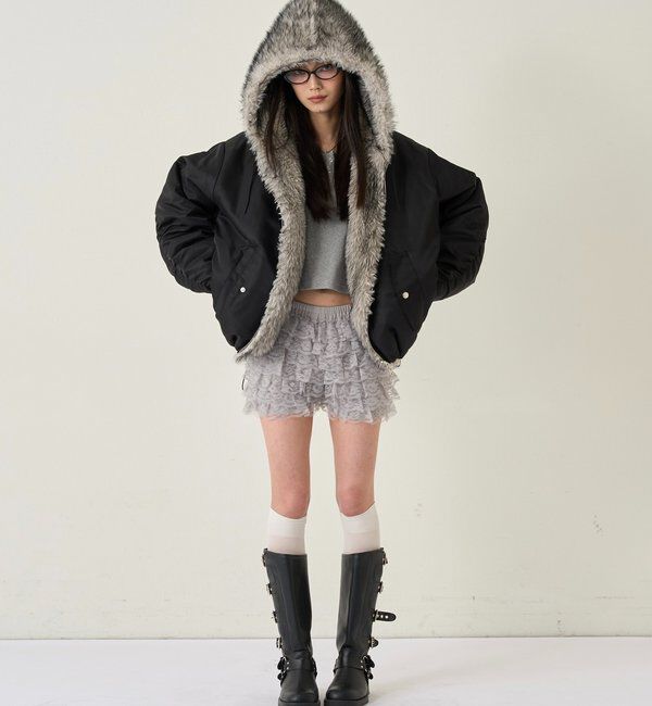  「【お気に入りNO.1】2WAY REVERSIBLE FUR BLOUSON 」|ブルゾン・スタジャン|