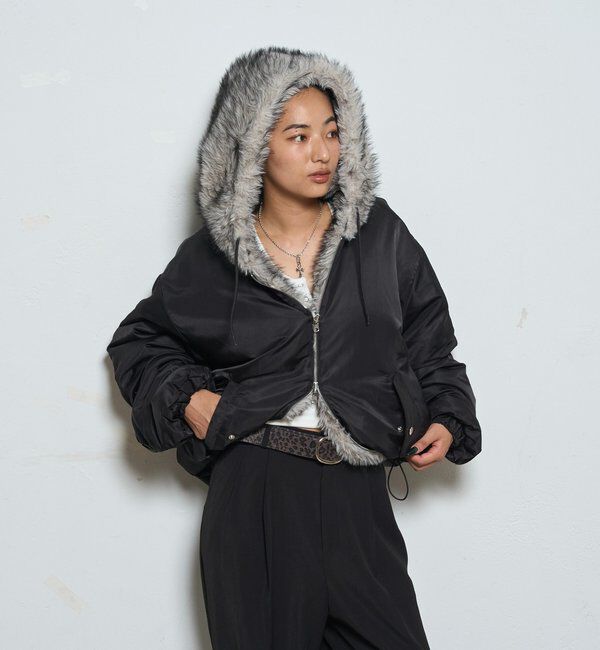  「【お気に入りNO.1】2WAY REVERSIBLE FUR BLOUSON 」|ブルゾン・スタジャン|